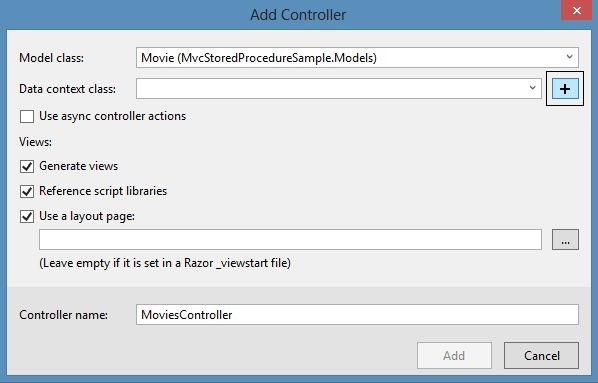 Adding Model in Scaffolded Controller
